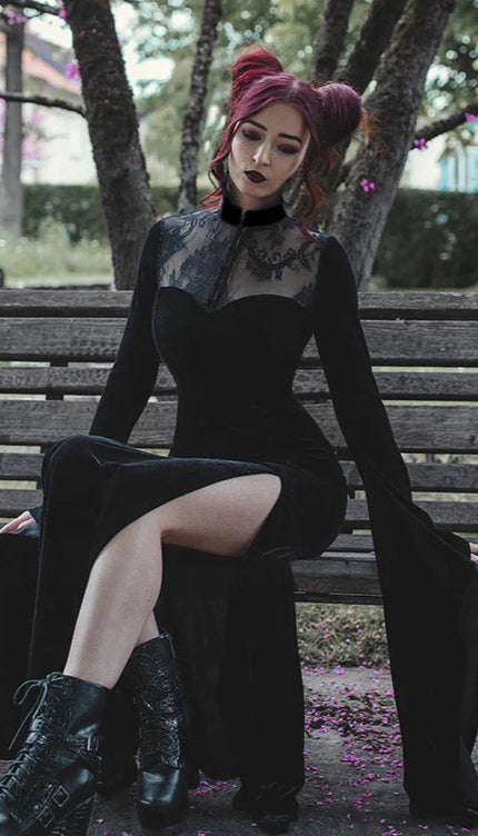 Robe de soirée gothique - Robe Addict