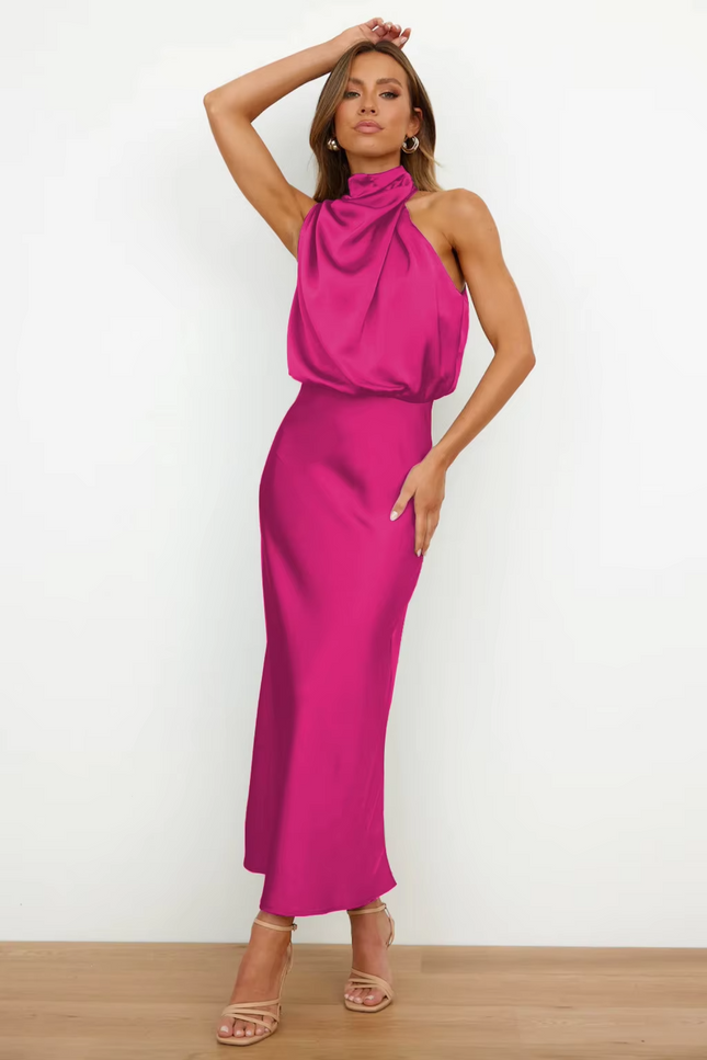 Robe demoiselle d'honneur framboise - Robe Addict