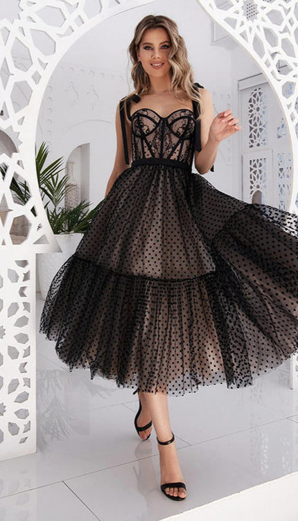 Robe dentelle décolleté - Robe Addict