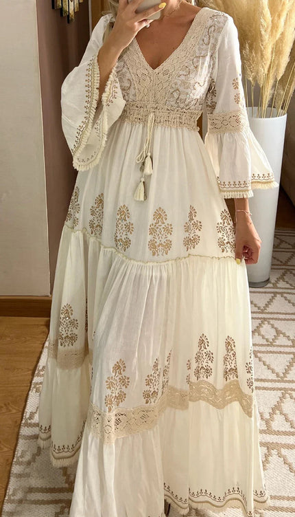 Robe soie dentelle - Robe Addict