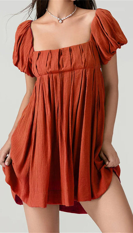 Robe trapeze dos nu - Robe Addict