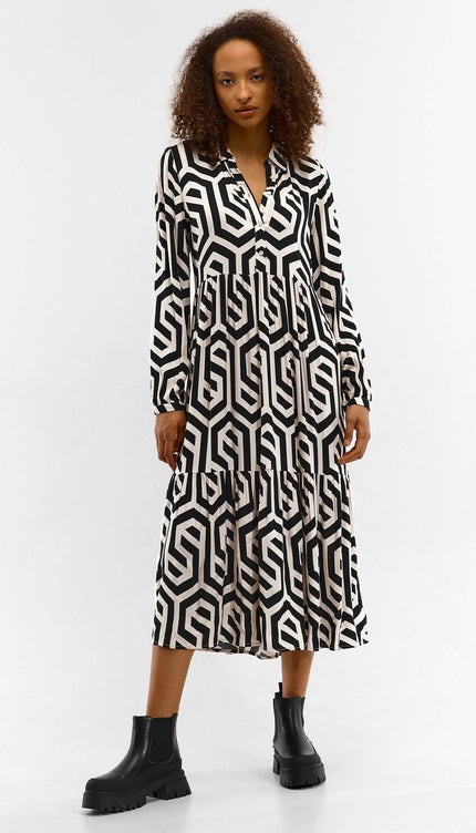 Robe en noir et blanc - Robe Addict