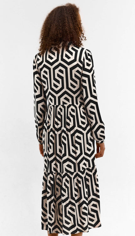 Robe en noir et blanc - Robe Addict
