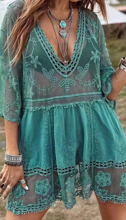 Robe tunique de plage - Robe Addict