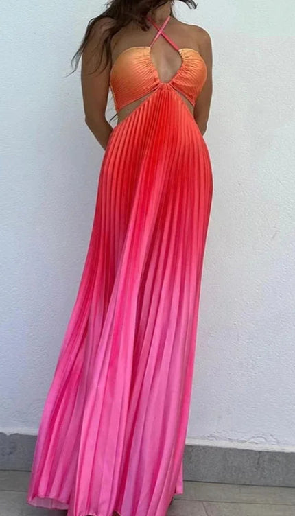 Robe fushia et orange - Robe Addict