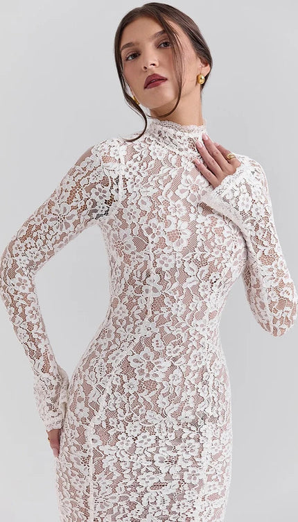 Robe glamour dentelle - Robe Addict