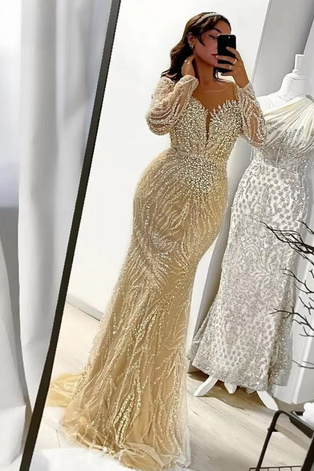 Robe grande taille beige - Robe Addict