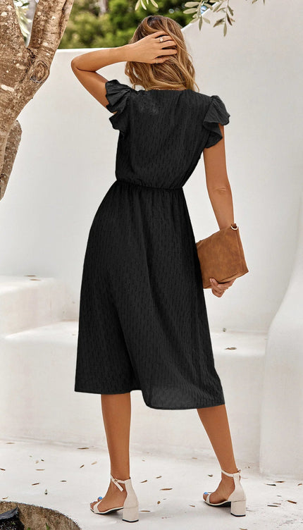 Robe longue manches papillon - Robe Addict