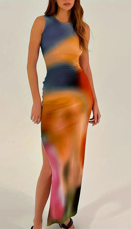 Robe longue tie and dye - Robe Addict