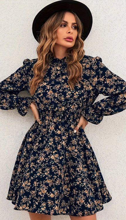 Robe manches longues fluide - Robe Addict