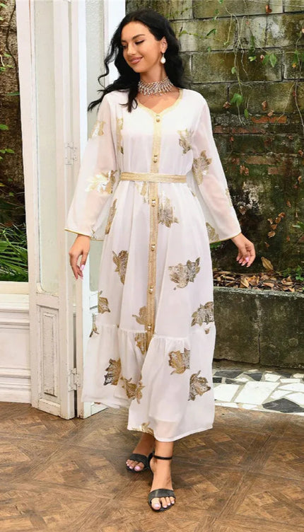 Robe marocaine blanche - Robe Addict