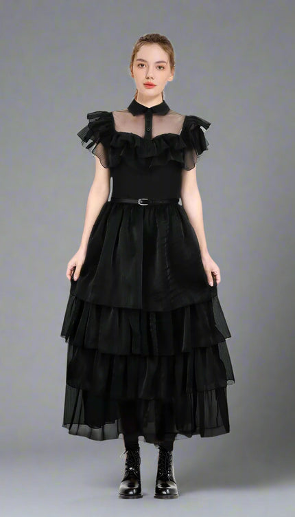 Robe de mercredi addams - Robe Addict