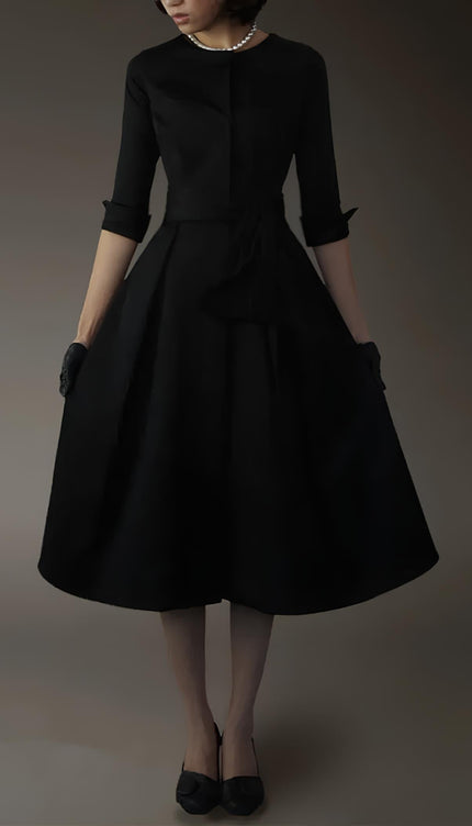 Robe noire annee 50 - Robe Addict