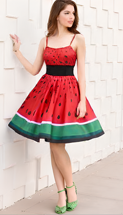 Robe pasteque - Robe Addict