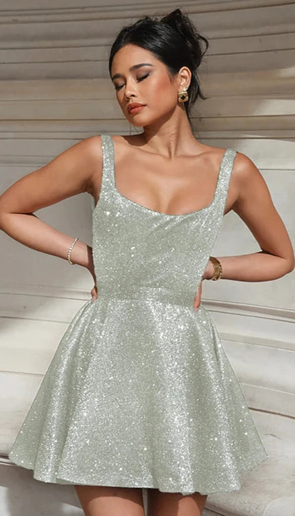 Robe patineuse sequin - Robe Addict