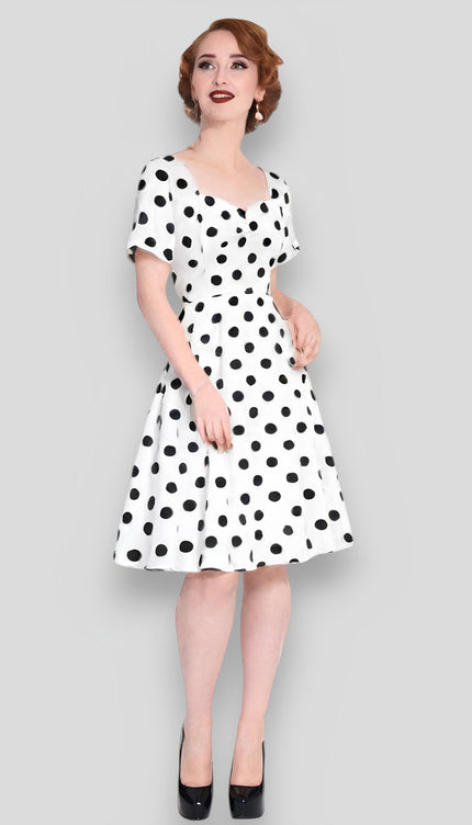 Robe pin up blanche - Robe Addict