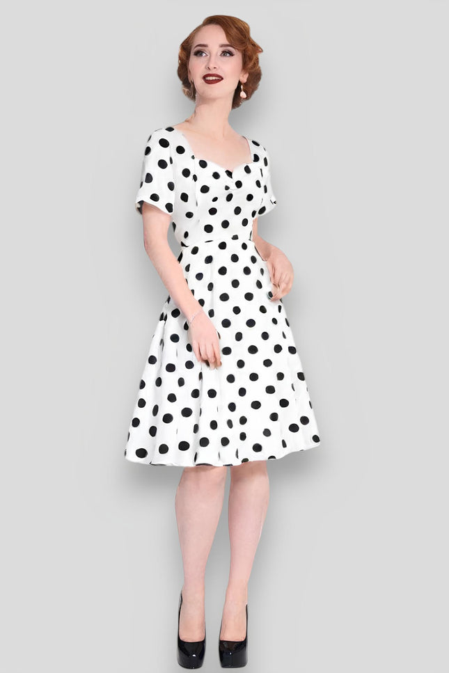 Robe pin up blanche - Robe Addict