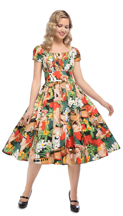 Robe pin up grande taille - Robe Addict