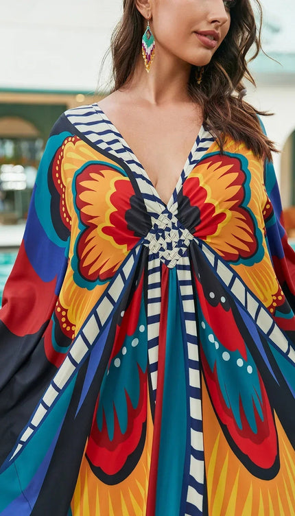 Robe de plage caftan - Robe Addict