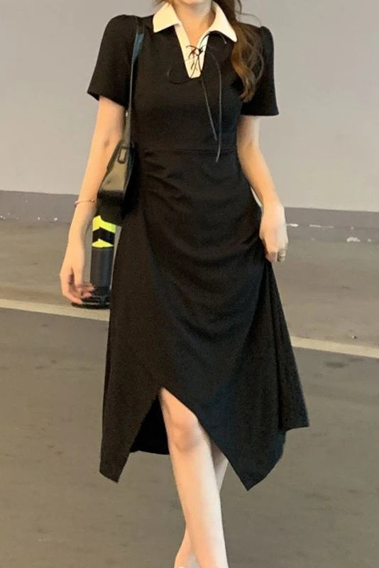Robe polo grande taille - Robe Addict