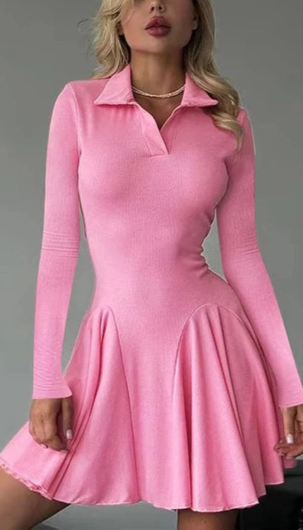 Robe polo rose - Robe Addict