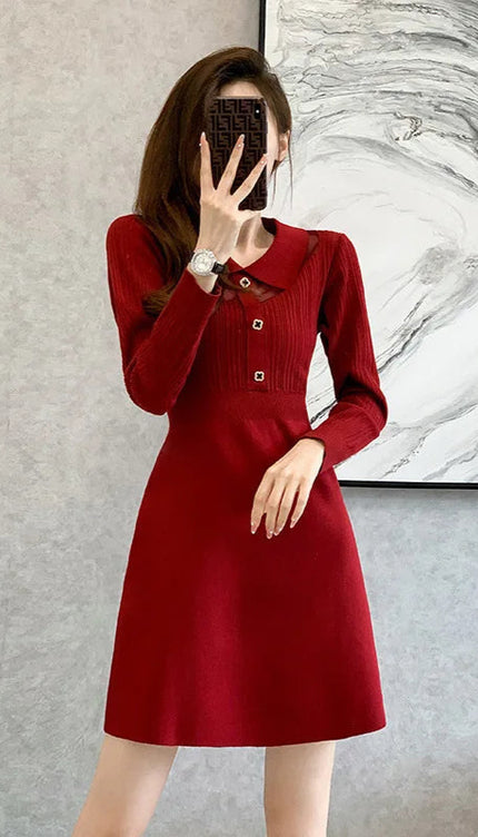 Robe polo rouge - Robe Addict