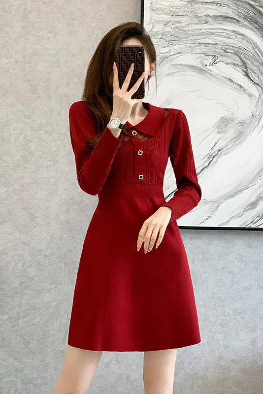 Robe polo rouge - Robe Addict