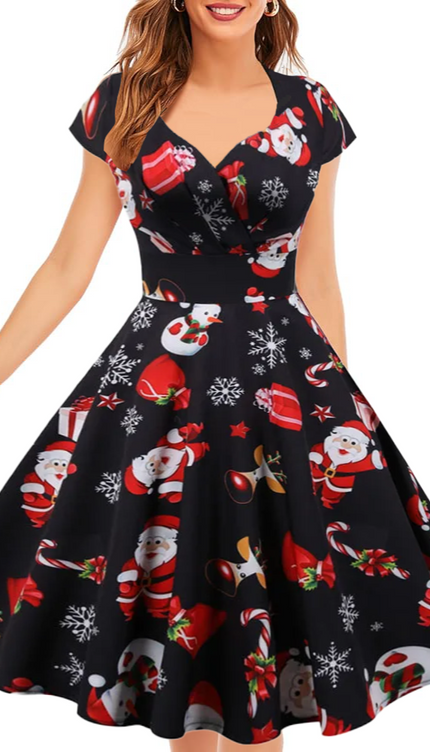 Robe retro noel - Robe Addict