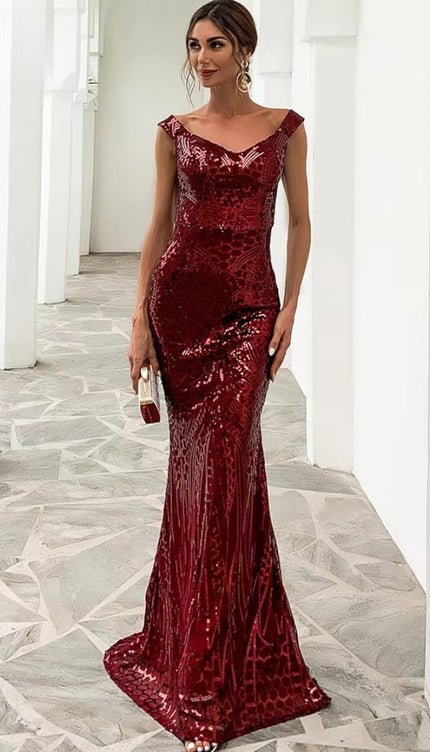 Robe rouge brillante - Robe Addict