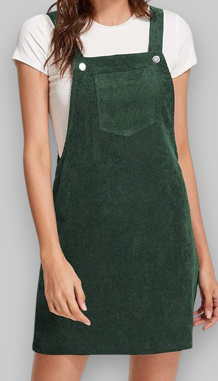 Robe salopette verte - Robe Addict