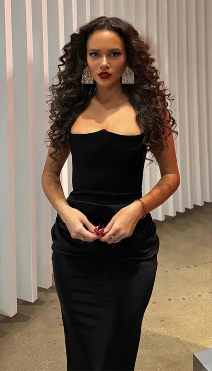 Robe de soirée avec traîne - Robe Addict