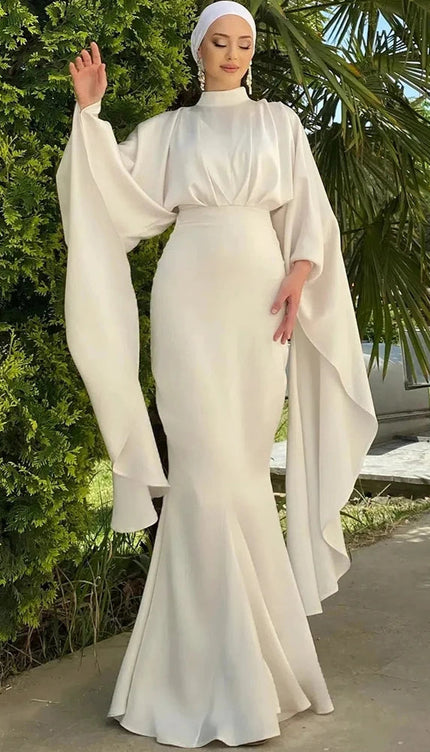 Robe soiree pour femme voilé - Robe Addict