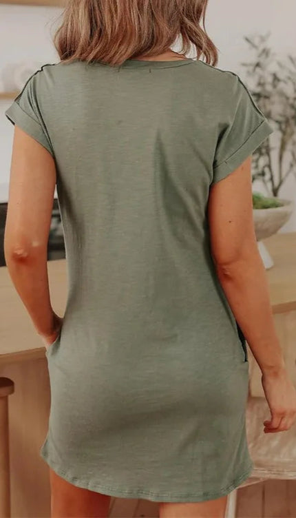 Robe t shirt kaki - Robe Addict
