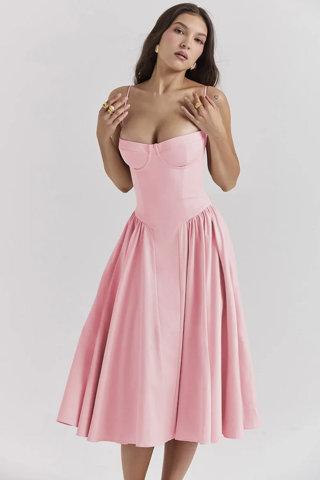 Robe trapeze bretelle - Robe Addict