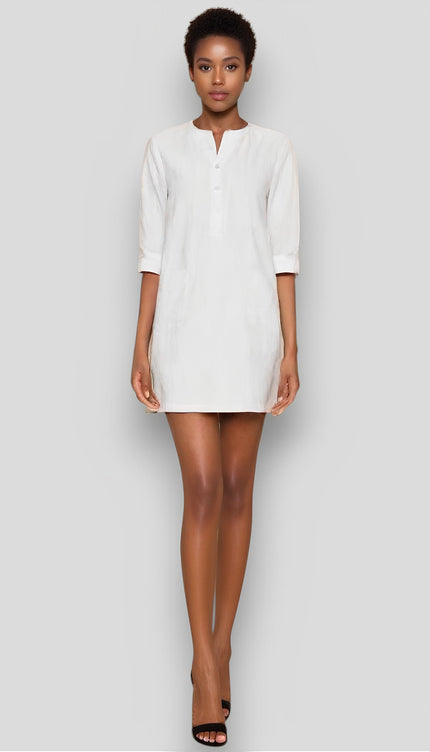 Robe tunique en lin - Robe Addict