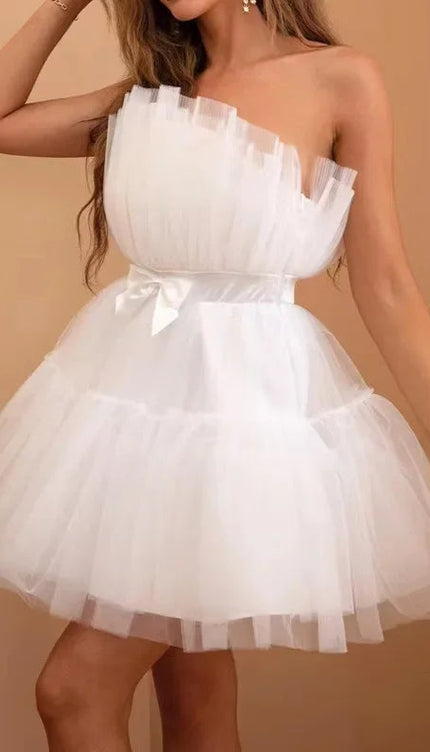 Robe tutu blanc - Robe Addict