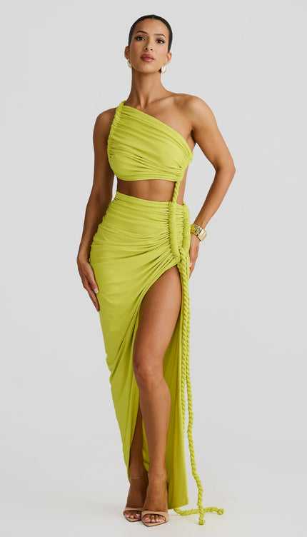 Robe vert jaune - Robe Addict