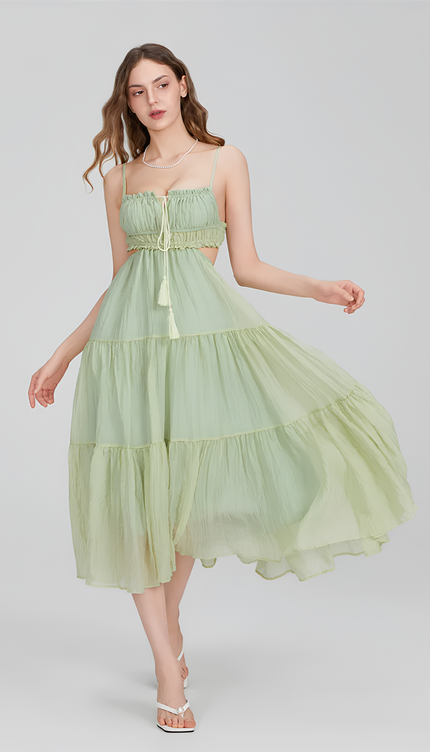 Robe verte goa - Robe Addict