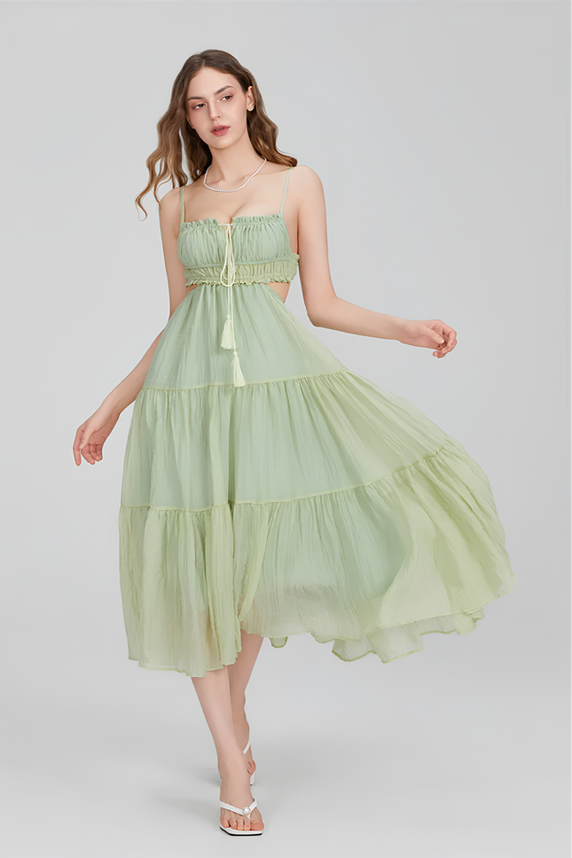 Robe verte goa - Robe Addict