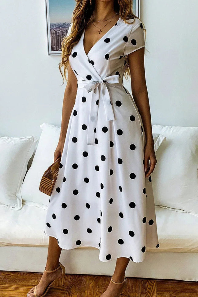 Robe à pois vintage - Robe Addict
