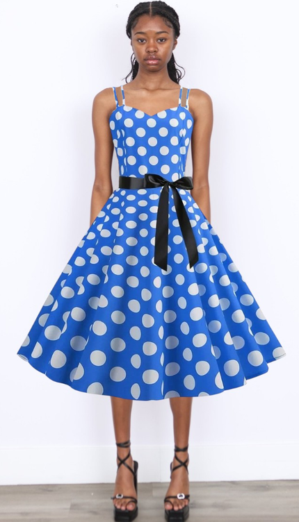 Robes à pois année 50 - Robe Addict