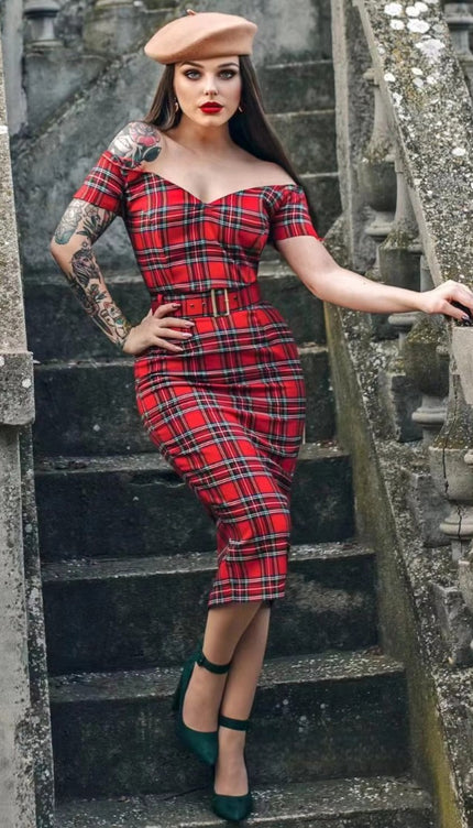 Robe année 50 pin up - Robe Addict