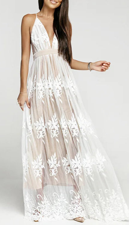Robe blanche gender reveal - Robe Addict