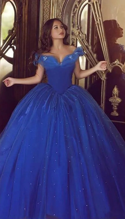 Robe de princesse bleue - Robe Addict