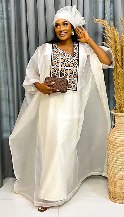 Robe broderie senegalaise - Robe Addict