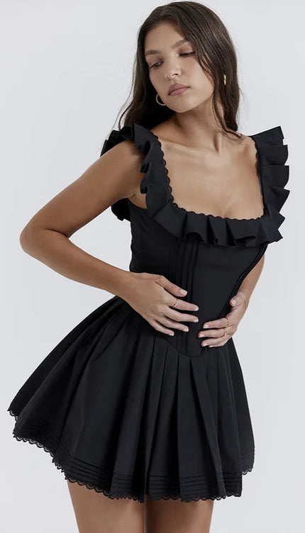 Robe chasuble noire - Robe Addict