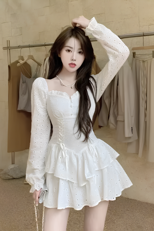Robe courte froufrou - Robe Addict