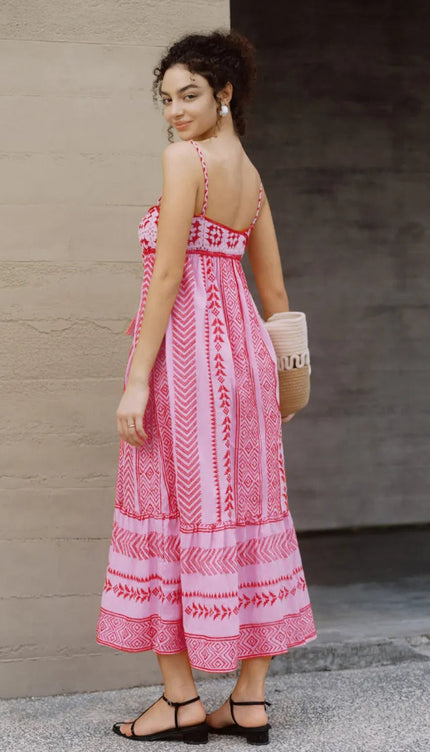 Robe crochet rose - Robe Addict