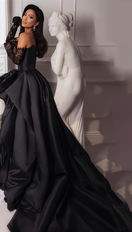 Robe de bal noire - Robe Addict