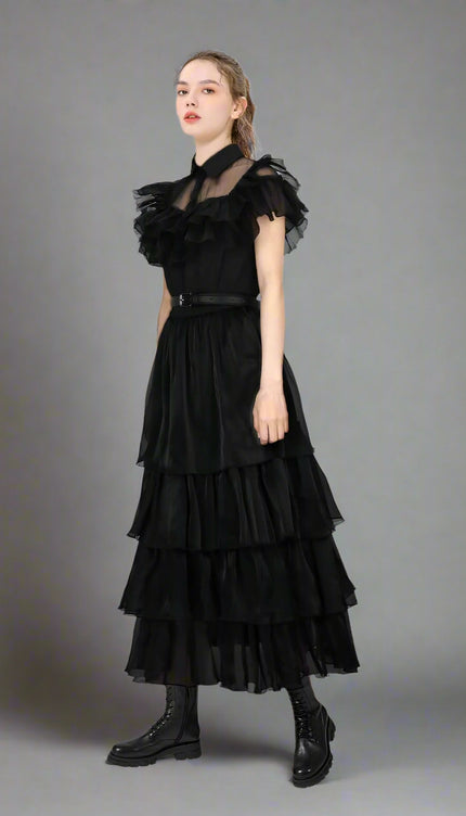 Robe de mercredi addams - Robe Addict